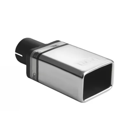 Uniwersalna końcówka tłumika prostokątna 82×54mm długość 120mm średnica montażowa 50mm