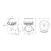 Zawór wastegate Turbosmart TS-0555-1011 WG60 GenV Powergate 60 14psi