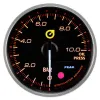 Wskaźnik New Auto Gauge ciśnienie oleju 60mm bursztynowy