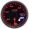 Wskaźnik New Auto Gauge ciśnienie oleju seria Stepper Motor Peak 52mm bursztynowy