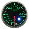 Wskaźnik Prosport Boost seria Stepper Motor Peak 52mm zielony