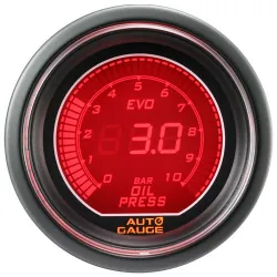 Wskaźnik New Auto Gauge Ciśnienie Oleju EVO