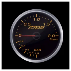 Wskaźnik Pro G Race Series 2 RS, doładowania Boost 2 Bar RED 52mm