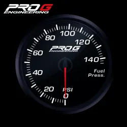 Wskaźnik Pro G Race Series RC, ciśnienia paliwa PSI WHITE 52mm