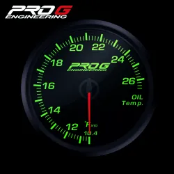 Wskaźnik Pro G Race Series RC, temperatury oleju °F GREEN 52mm