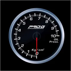 Wskaźnik Pro G Race Series RS, ciśnienia oleju Kg/cm2 WHITE 52mm