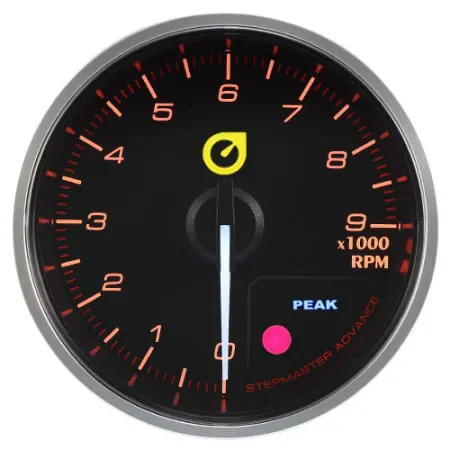Wskaźnik New Auto Gauge Obrotomierz 52mm bursztynowy
