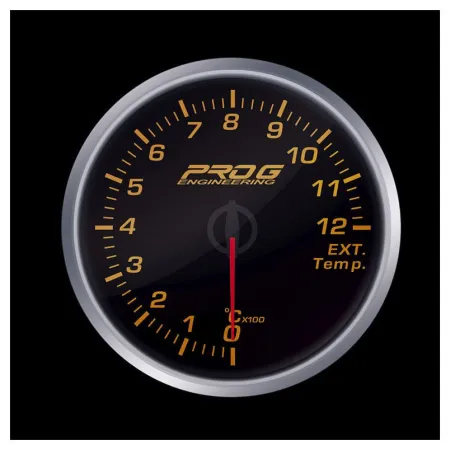 Wskaźnik Pro G Race Series 2 RS, temperatury spalin EGT °C RED 60mm