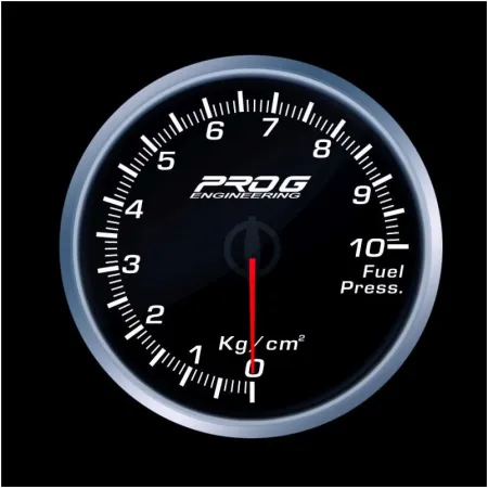 Wskaźnik Pro G Race Series RS, ciśnienia paliwa Kg/cm2 WHITE 52mm