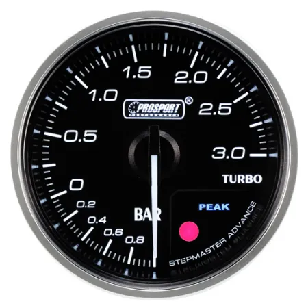 Wskaźnik Prosport Premium Boost 60mm bursztynowy