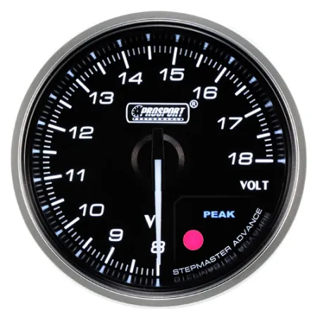 Wskaźnik Prosport Premium Napięcie 60mm bursztynowy