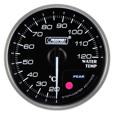 Wskaźnik Prosport Premium temperatura wody 60mm bursztynowy