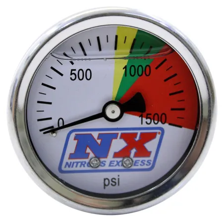 Wskaźnik, zegar ciśnienia nitro 1-1500 PSI Nitrous Express NX 15508