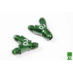 Y-Adapter AN6 AN6 AN6 Block Fittings Radium Engineering