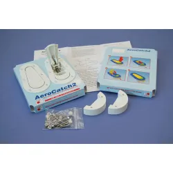 Zapinki AeroCatch2 Flush Białe