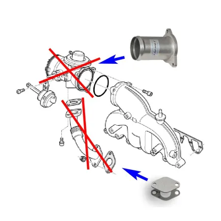 Zamiennik zaworu EGR VW Audi Seat Skoda z silnikami 1.9 TDI AWX AVF ASZ BTB AXC