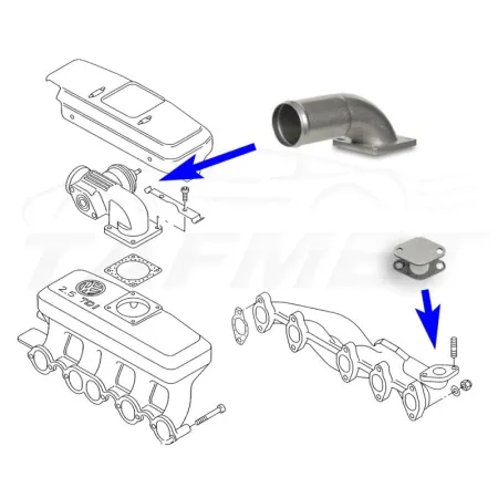 Zamiennik zaworu EGR VW Transporter IV z silnikami 2.5 TDI