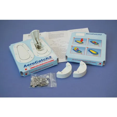 Zapinki AeroCatch2 Flush Białe