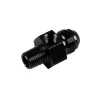 AN6 3/8 NPT Nypel adapter z wejściem na czujnik 1/8 NPT Czarny