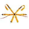 DriftShop 6 Point Harness Orange FIA Approved 8853