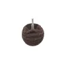 FLEXIPADS 75mm BROWN Coarse Scruff Ball