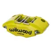Uniwersalny zacisk hamulcowy 4 tłoczkowy Wilwood 120-8729 Powerlite żółty