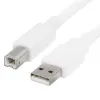 Ecumaster Kabel 96186 USB 2.0 USB A wtyk - USB B wtyk 1m biały