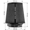 Stożkowy filtr powietrza FMIC.Pro dł. 100mm średnica montażowa 100mm