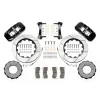 Wilwood 140-15525 AERO6 Big Brake Truck Przedni zestaw hamulcowy czarny Nissan Patrol Y61 1997-2018