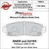 Klocki hamulcowe Wilwood 150-D0883K PM ProMatrix D883 Street Performance Racing Pads .69