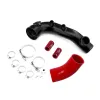 Charge pipe BMW N54 135i 335i 1M z flanszą na BOV 50mm Czerwony
