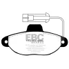 DP2945 Klocki hamulcowe GREENSTUFF EBC Brakes Fiat Panda Punto Zastava 1