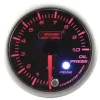 Wskaźnik Prosport ciśnienie oleju seria Stepper Motor Peak 52mm bursztynowy