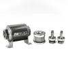 DeatschWerks In-Line Fuel Filter Kit 3/8IN Barb 5 Micron 70mm
