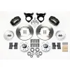Wilwood 140-11018 Zestaw Hamulców Przednich Forged Dynalite Pro Series Czarny 11.00 Ford Mustang 1984-1993