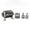 DeatschWerks In-Line Fuel Filter Kit 3/8IN 100 Micron 70mm