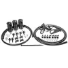 Triple Catch Can Kit Fluid Lock Radium Engineering for Chevrolet Corvette LT1 2014-2019