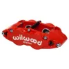 Uniwersalny zacisk hamulcowy 4 tłoczkowy Wilwood 120-14056 FNSL4R czerwony