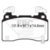 DPX3028 Klocki hamulcowe ULTIMAX2 EBC Brakes Opel Insignia Country Tourer Insignia Grand Sport Insignia Sport Tourer Tesla VAUXHALL Insignia Country T