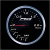 Wskaźnik Pro G Race Series RS, doładowania Boost 2 Bar WHITE 60mm