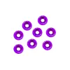 Ozdobne śrubki i podkładki JRspec Fender Washer fioletowe