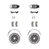 RacingLine Stage 3+ Carbon Brake Kit 380mm 6 Pot MQB MQB evo Yellow