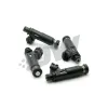 DeatschWerks zestaw 4 wtryskiwaczy paliwa 1000cc/min, w/ Connectors Lotus Elise 96-10, Exige 00-10, Toyota Celica 00-05, MR2 99-07, Scion TC/XA/B 04-1