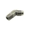 Fitting Adapter AN4 Male x 1/4 NPT 45 Degree Nitrous Express NX 16092