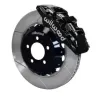 Wilwood 140-14067 AERO6 Big Brake Kit Przedni zestaw hamulcowy 14.25" Nacinany Czarny Dodge Chrysler