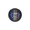 DeatschWerks Fuel Pressure Gauge - Liquid Filled Blue Face with DW Logo