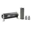 DeatschWerks In-Line Fuel Filter Kit -8AN 100 Micron 160mm