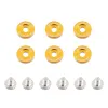 Ozdobne śrubki i podkładki Mishimoto Fender Washer Kit małe złote