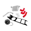 Dedykowany zestaw montażowy intercoolera Nissan Patrol Top Mount - 3.0D M57 Czerwony