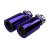 Tytanowe końcówki wydechu fioletowe Restomotive